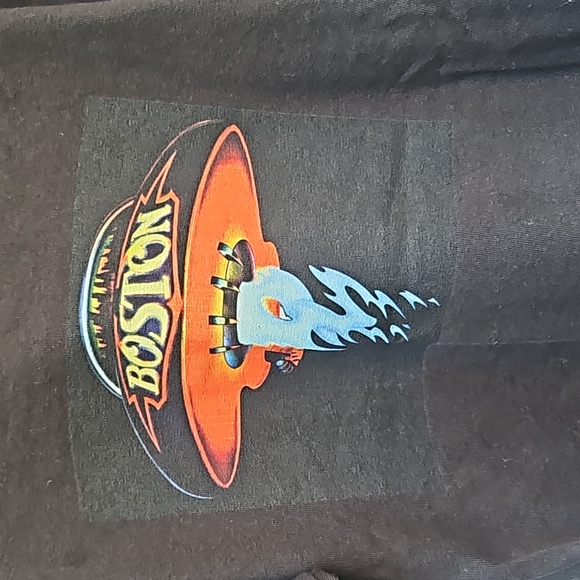 Children unisex Boston Band t-shirt size 7 black - Picture 2 of 4